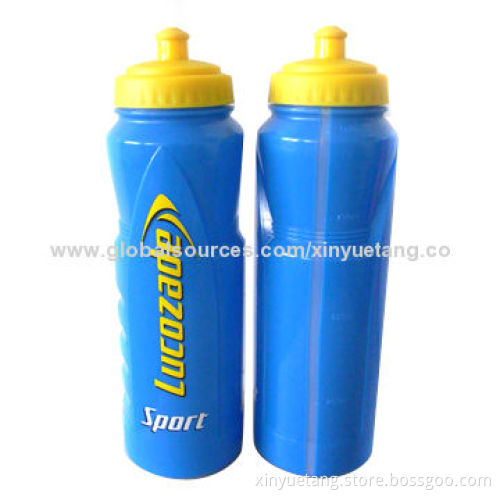 Big Plastic Leak-proof Sports Water Bottles, Clear, 1,000mL Capacity